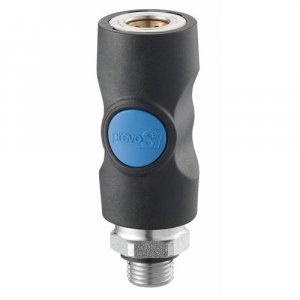 Enchufe rápido de seguridad rosca macho de 1/4″. ISI 061151CP Prevost