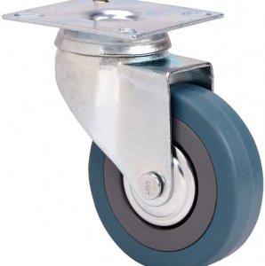 Rueda giratoria Aro serie 310 goma gris Ø 50 mm.