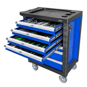 Carro de herramientas 7 cajones azul