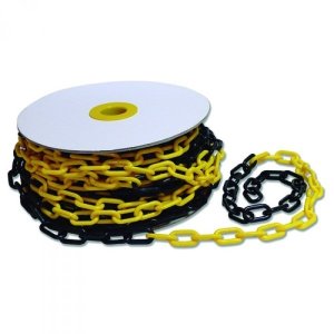 Cadena de plástico 6×25 mm. 78-832 Amarillo/Negro
