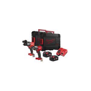 KIT de Impacto Milwaukee + 2 Baterías + Cargador rápido